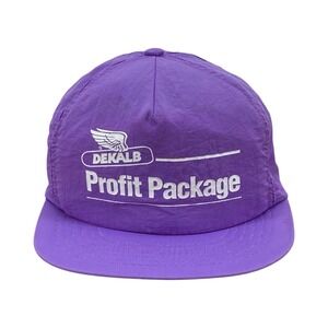Vintage‎ Swingster Dekalb Seeds Farming Profit Package Snapback Hat Purple
